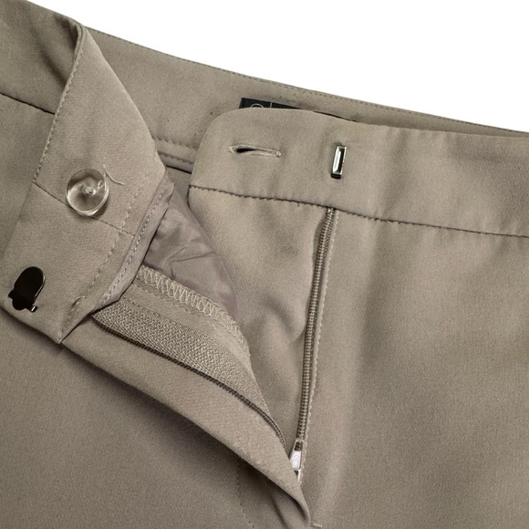 Adrianna Papell ankle pant women’s 6 business casual office career neutral tan - Picture 5 of 11